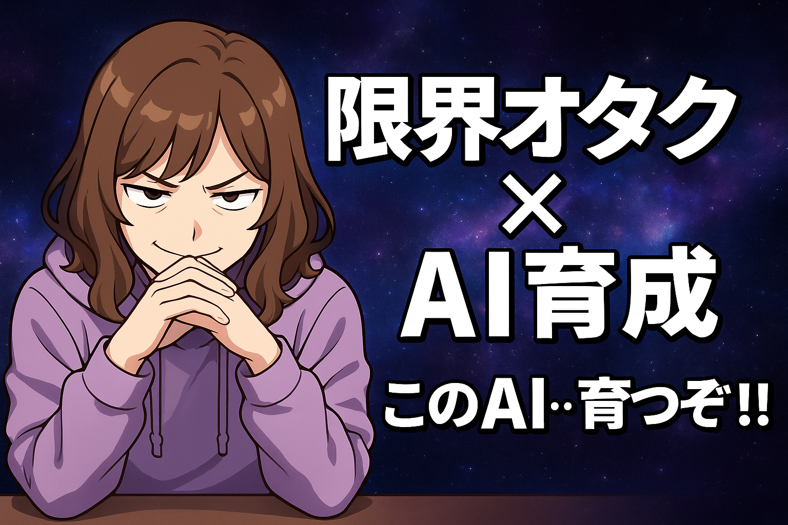 限界オタク×AI育成ーこのAI…育つぞ…！！